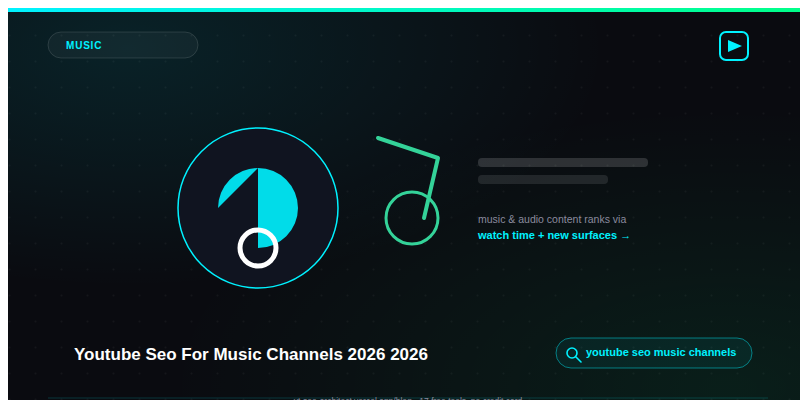 Youtube Seo For Music Channels 2026 2026 guide — YT SEO Architect