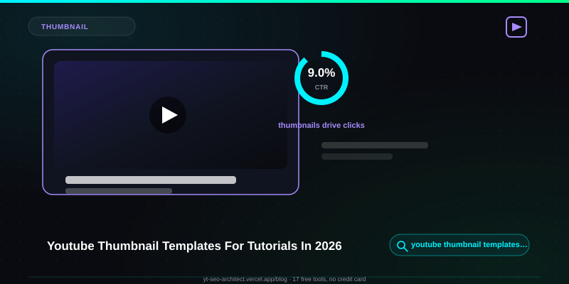 Youtube Thumbnail Templates For Tutorials In 2026 guide — YT SEO Architect
